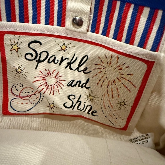 Brighton Red and Blue Heart Totes - Picture 5 of 10